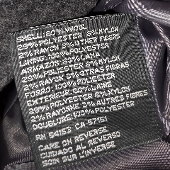 Kenneth Cole Reaction Gray Coat 2X (JAC30) - Picture 10 of 10